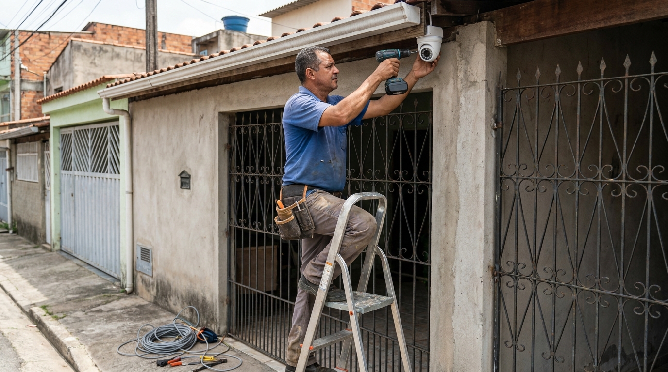 Instalacao de sistema de monitoramento em Blumenau‑SC