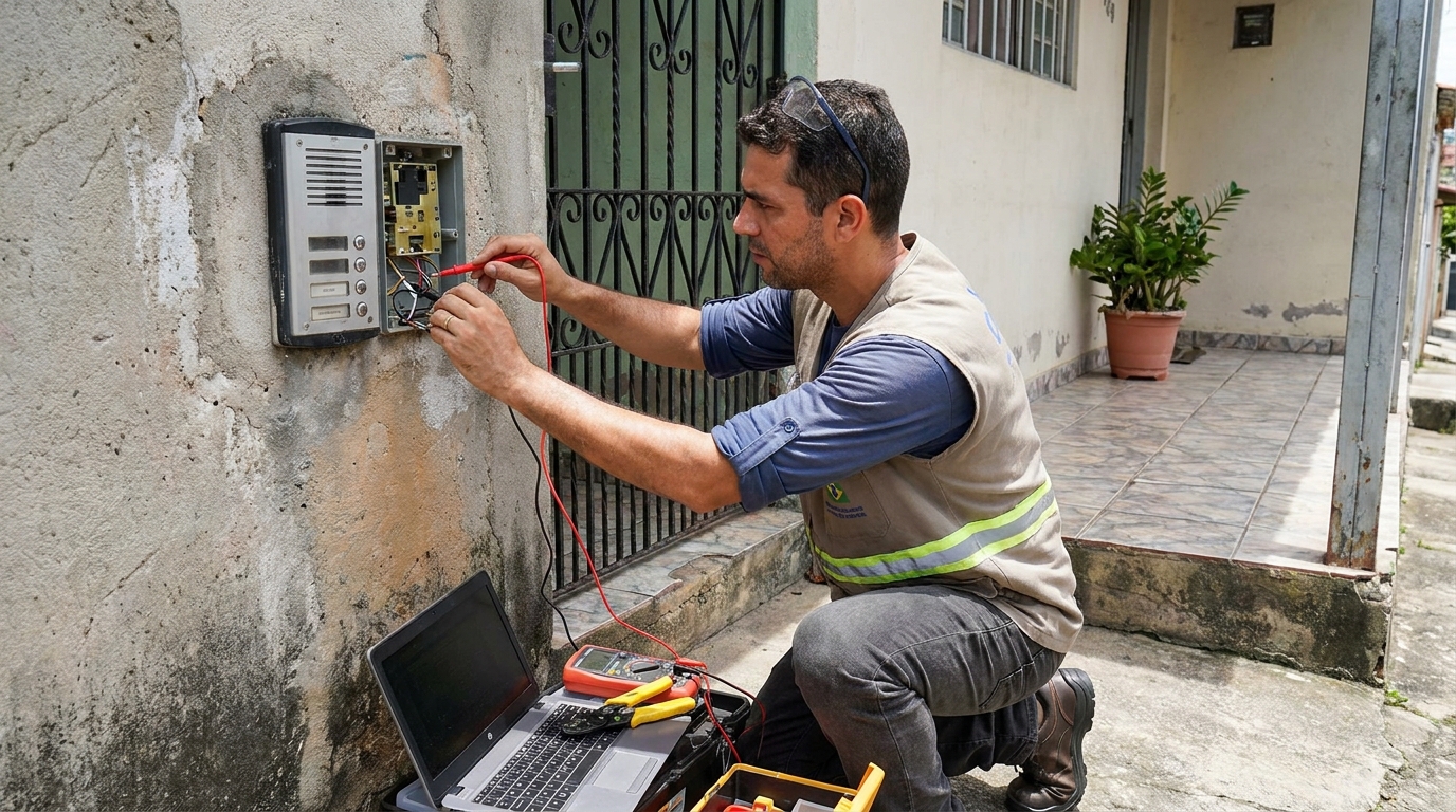 Reparo de interfone em Blumenau‑SC